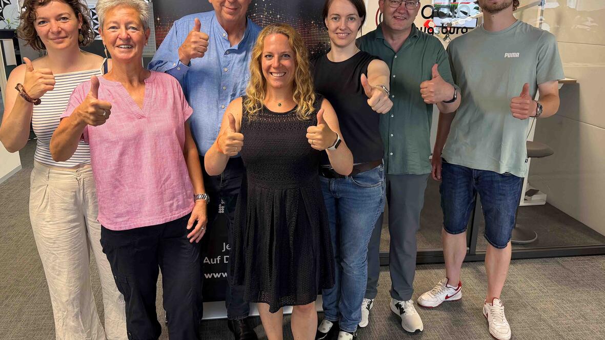Das Team von Radio Augsburg freut sich über großen Zuspruch der Hörerinnen und Hörer (Foto: Radio Augsburg).